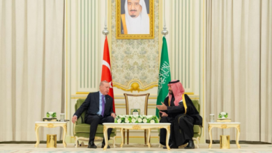 ولي العهد يستقبل أردوغان في الرياض لبحث العلاقات وتطورات المنطقة