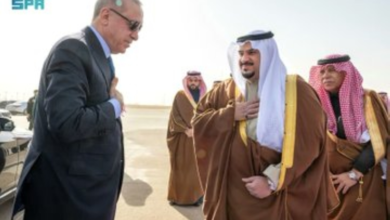 Turkish President departs Riyadh after official visit to Saudi Arabia