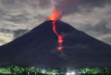 ثوران بركان جبل سيميرو في إندونيسيا 7 مرات: تفاصيل وتحذيرات