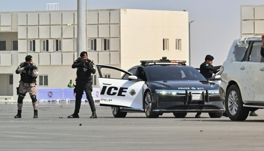 القوة الأمنية السعودية في تمرين أمن الخليج العربي 4