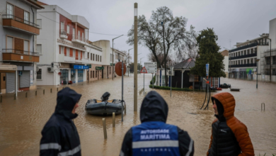 العاصفة ليوناردو: إجلاء 3000 شخص وفيضانات في إسبانيا