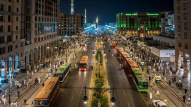 حافلات المدينة: مسارات النقل الترددي في رمضان 1447هـ