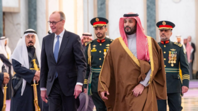 ولي العهد يستقبل المستشار الألماني: مباحثات لتعزيز الشراكة