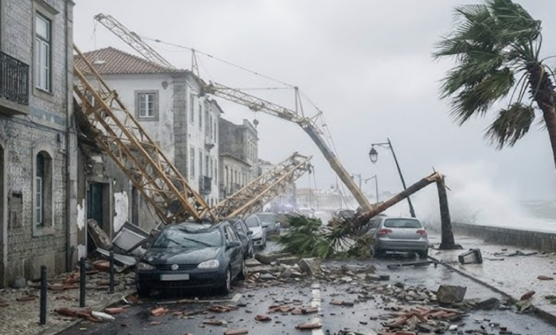 عواصف البرتغال: 11 قتيلاً وخسائر بـ 4 مليارات يورو