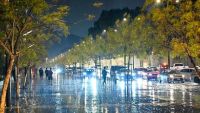 Rain in Medina: Weather alert and warnings of flash floods