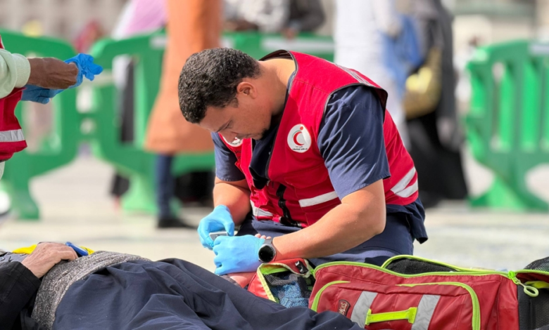 خطة الهلال الأحمر بالمدينة لرمضان 1447: 97 وحدة و1500 متطوع