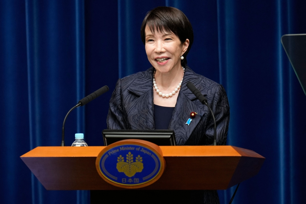 ساناي تاكايشي أول امرأة تتولى رئاسة الوزراء في اليابان - أ ف ب