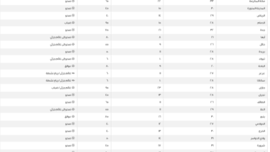 درجات الحرارة العظمى اليوم في السعودية: الدمام 28 ومكة 33