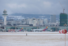 شلل مطار جيجو بكوريا الجنوبية: الثلوج تلغي 163 رحلة جوية