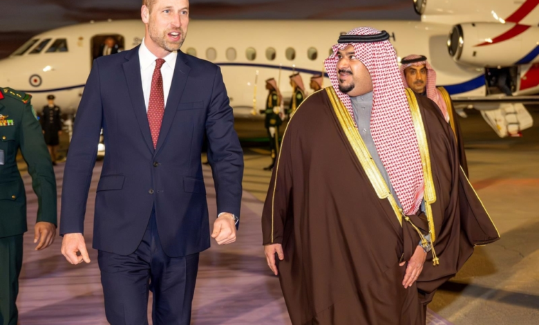 وصول الأمير ويليام للرياض: زيارة لتعزيز العلاقات السعودية البريطانية
