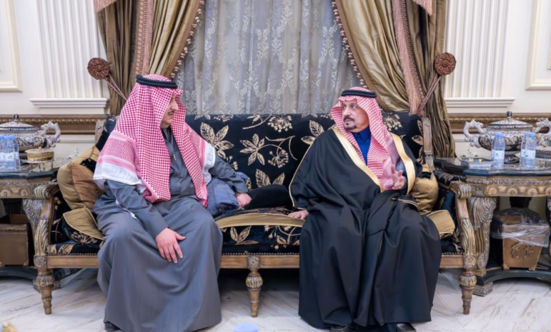 أمير الرياض يواسي أسرة السويلم في فقيدهم محمد بن عبدالله