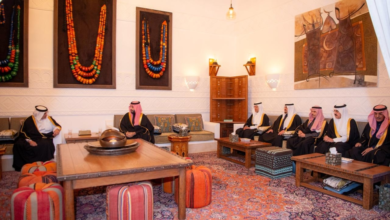 ولي العهد يستقبل ولي عهد البحرين في الدرعية لبحث التعاون