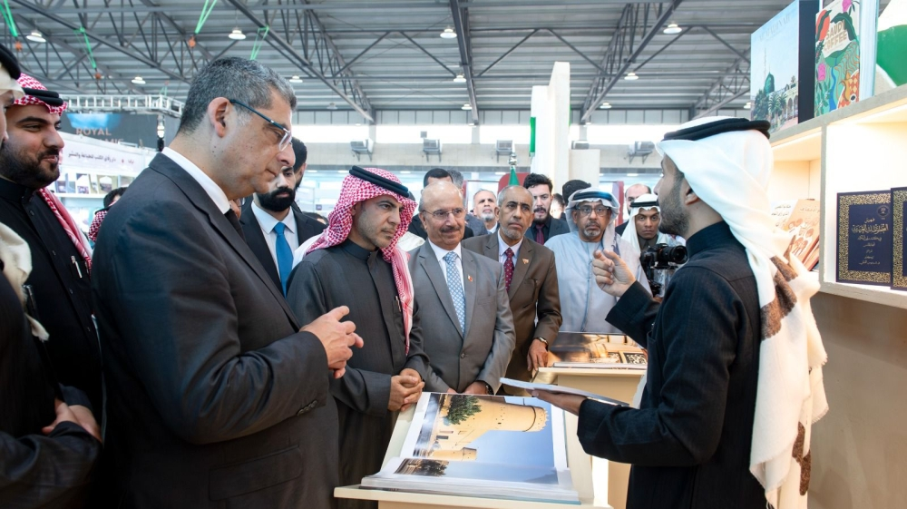 السفير السعودي في معرض دمشق للكتاب