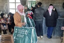 مركز الملك سلمان يوزع قسائم كسوة الشتاء في درعا 2026