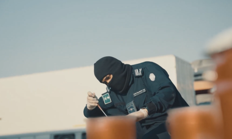 إحباط تهريب 218 ألف حبة محظورة بمنفذ البطحاء - تفاصيل العملية