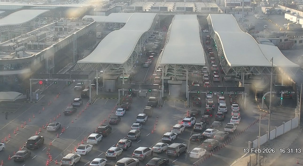 King Fahd Causeway traffic jams before Ramadan