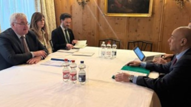 البديوي ووزير خارجية أوكرانيا يبحثان تعزيز العلاقات في ميونخ