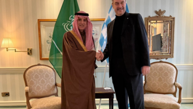 Al-Jubeir meets with the Prime Minister of Bavaria at the Munich Security Conference 2026