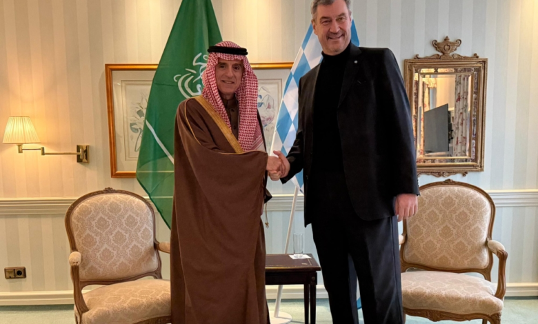 الجبير يلتقي رئيس وزراء بافاريا في مؤتمر ميونخ للأمن 2026