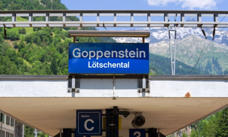 انحراف قطار في سويسرا بجبال الألب وإصابة 5 ركاب