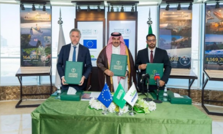 Saudi-European agreement to support water projects in Marib with 9 million riyals