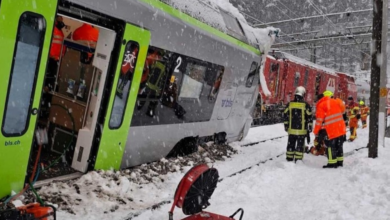 انحراف قطار في سويسرا: 5 إصابات والتحقيقات جارية