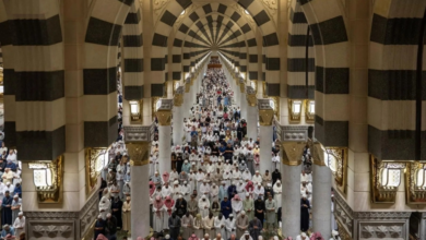 The first Taraweeh prayer in the Prophet's Mosque: A spiritual atmosphere and complete preparations