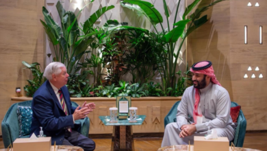 ولي العهد يلتقي ليندسي غراهام في الرياض لبحث المستجدات الدولية