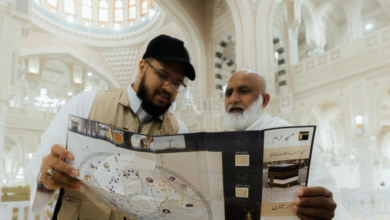 منظومة إرشادية للحرمين في رمضان 1447هـ بـ 8 لغات