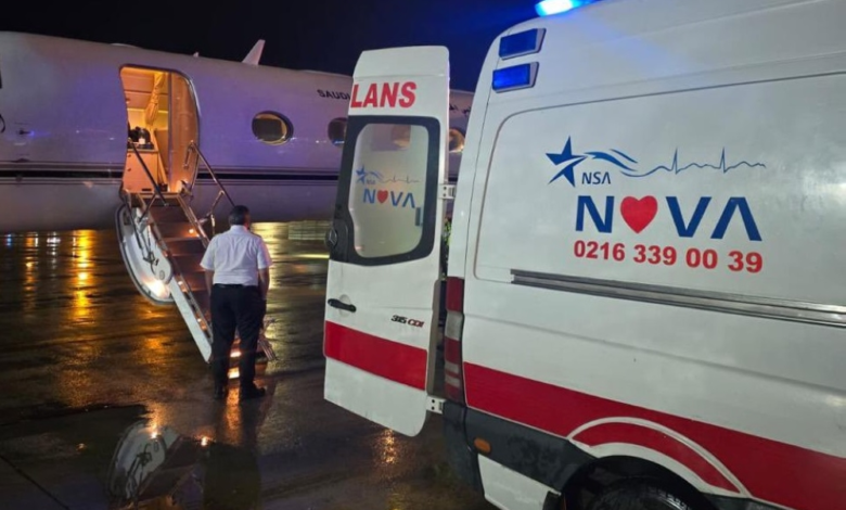 القنصلية السعودية بإسطنبول تنقل مواطناً بالإخلاء الطبي للمملكة