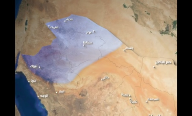 طقس السعودية: انخفاض درجات الحرارة للصفر المئوي في 3 مناطق