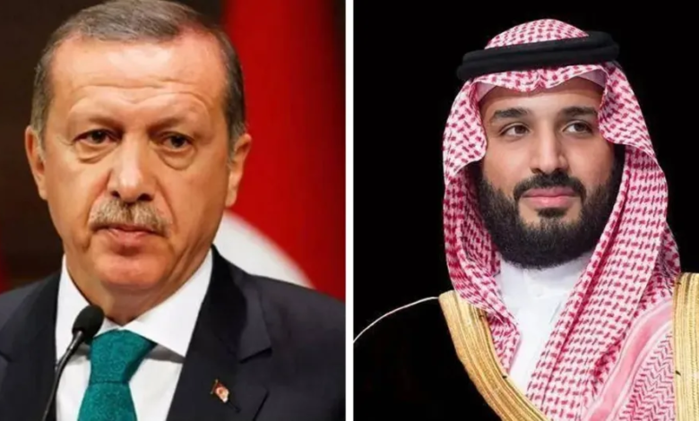 محمد بن سلمان وإردوغان يبحثان التصعيد العسكري بالمنطقة