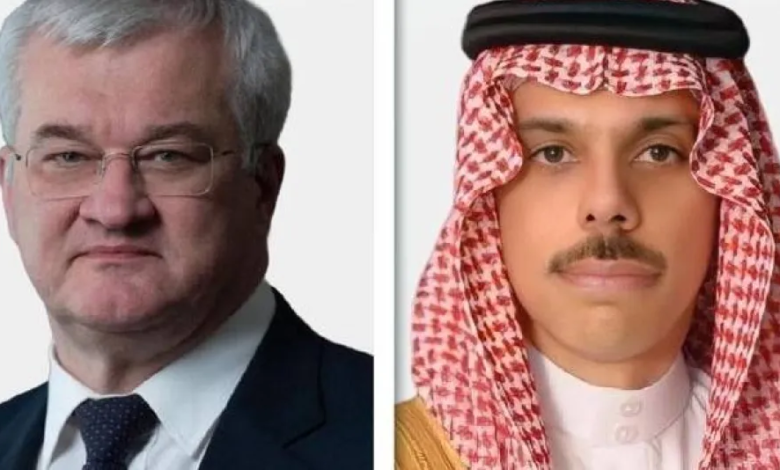 مباحثات سعودية أوكرانية: وزيرا الخارجية يناقشان مستجدات الأزمة