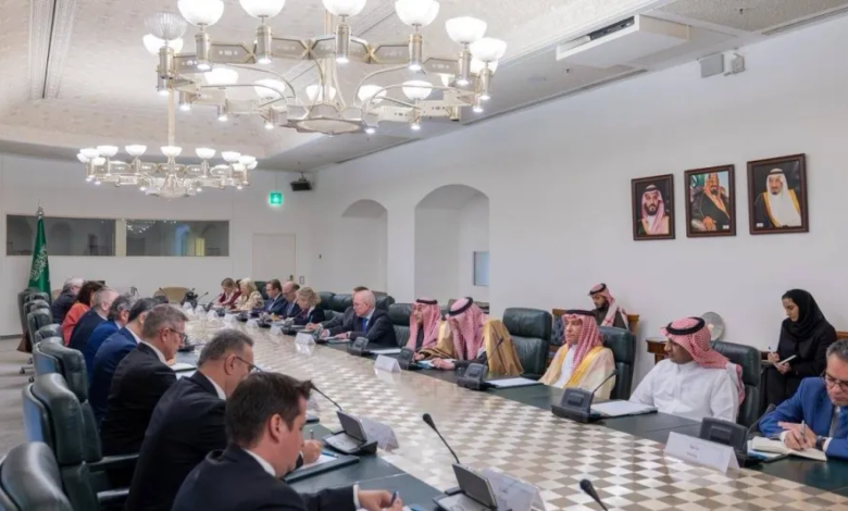 European praise for Saudi Arabia's efforts to support the security and stability of the region