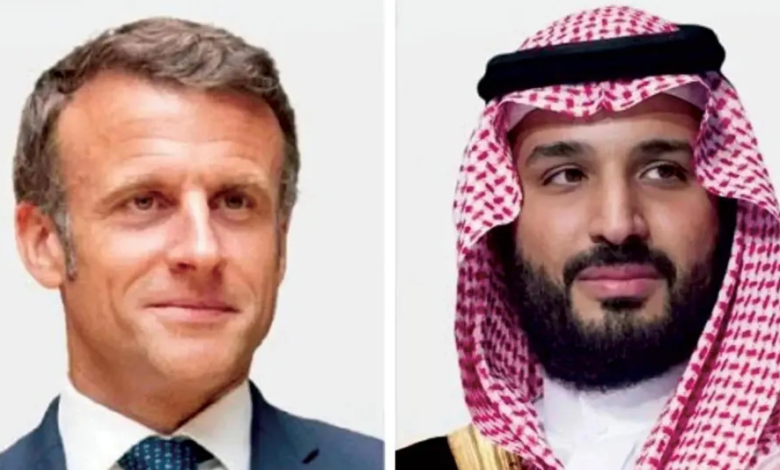 محمد بن سلمان وماكرون يبحثان خفض التصعيد الإقليمي