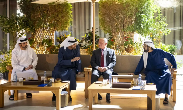 Mohammed bin Zayed and Abdullah II discuss regional developments