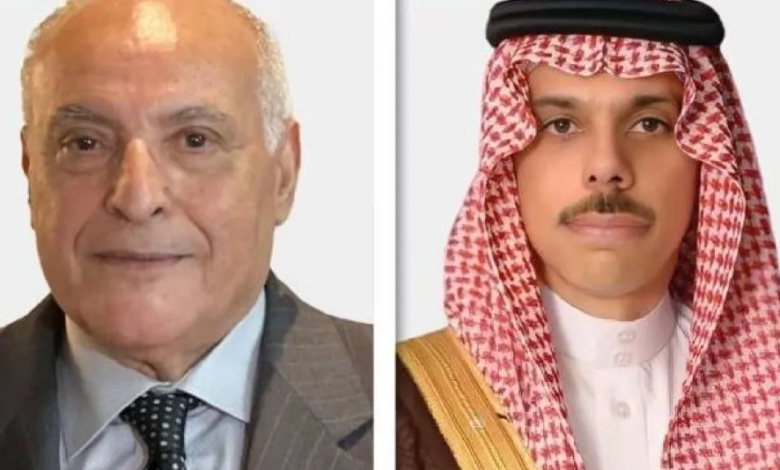 فيصل بن فرحان يبحث مع عطاف والشيباني مستجدات المنطقة