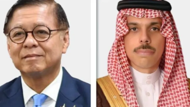 Talks between the foreign ministers of Saudi Arabia and Thailand on the situation in the region