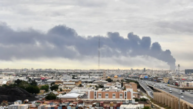 A six-party Arab statement condemns attacks by pro-Iranian factions