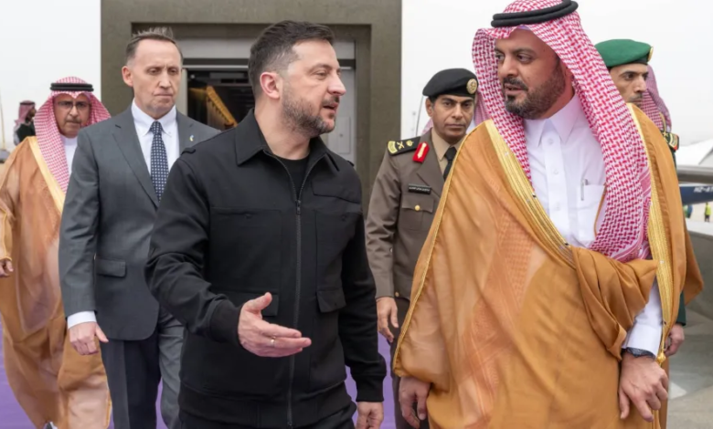 زيارة الرئيس الأوكراني إلى جدة لحضور اجتماعات مهمة