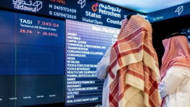 الأسهم السعودية تصعد 126 نقطة بتداولات 6.5 مليار ريال