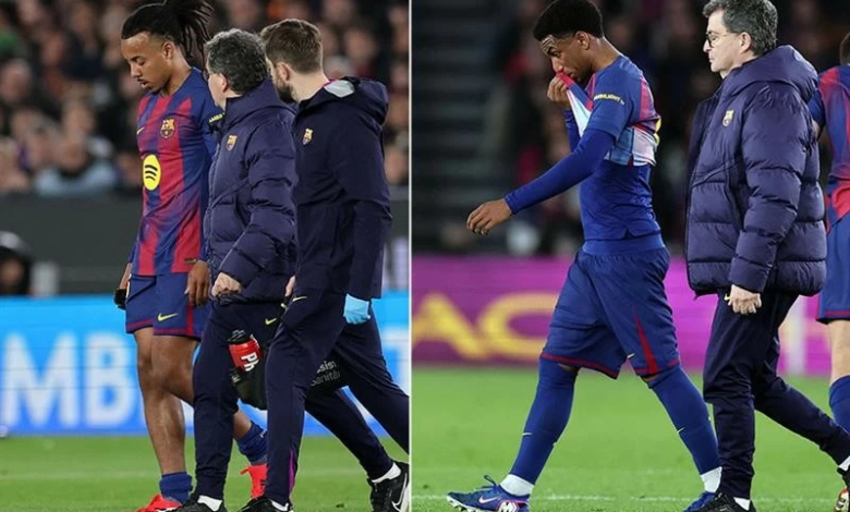 تفاصيل إصابة كوندي وبالدي ومدة غيابهما عن برشلونة