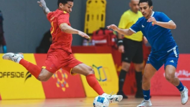 القادسية ضد مجموعة غدران في نهائي بطولة زوهو للصالات