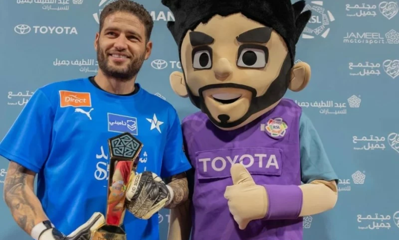 Victor Braga tops the list of goalkeepers with the most saves in the Saudi League