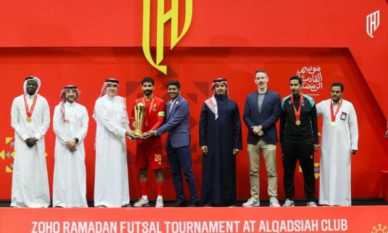 تتويج القادسية بكأس الصالات ونجاح موسم القادسية الرمضاني