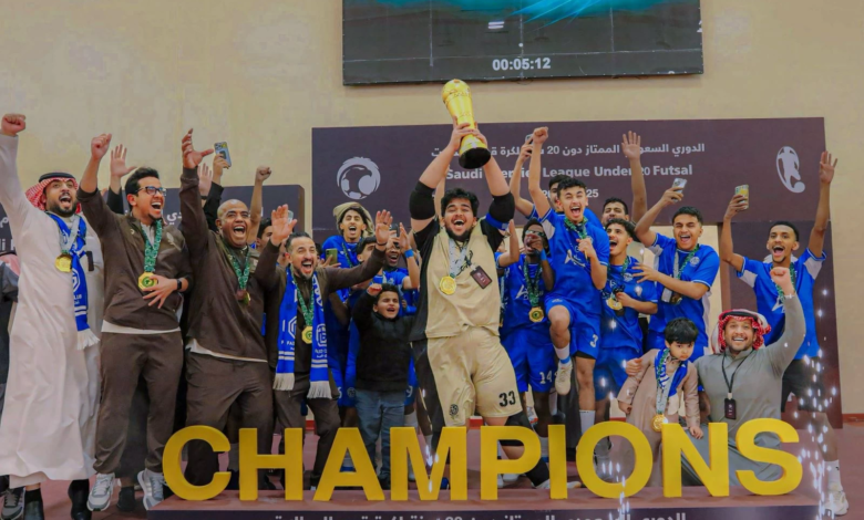 A historic achievement: Al-Fayd Club crowned champions of the Saudi Futsal League