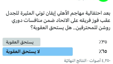 احتفالية إيفان توني في ديربي جدة: الجماهير ترفض إيقافه