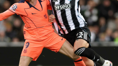 برشلونة ينجو من فخ نيوكاسل بتعادل مثير بدوري الأبطال