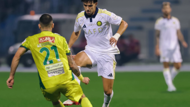 جواو فيليكس يكسر صيامه التهديفي مع النصر ضد الخليج