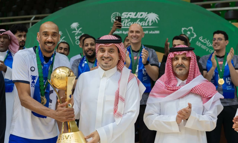 Al-Hilal volleyball team crowned champions of the Saudi Premier Volleyball League